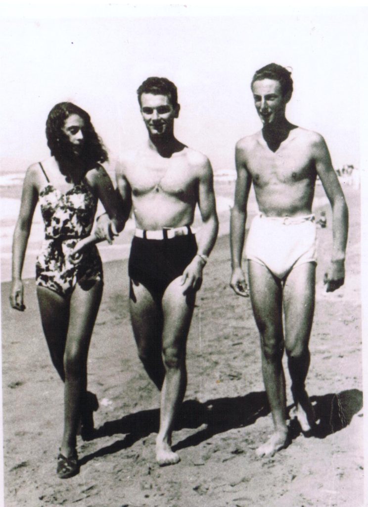 Gloria Capecchi, Silvano Fedi, Alessandro Spiti al mare nel 1940